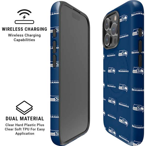 NFL Seattle Seahawks Blitz Series iPhone 16 Pro Magsafe Impact Case